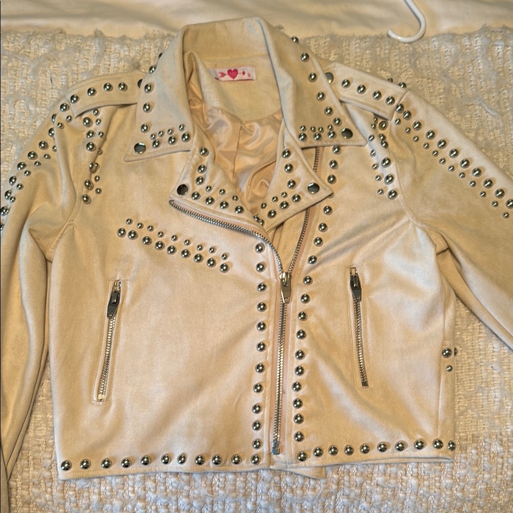 Studded Cream Jacket
